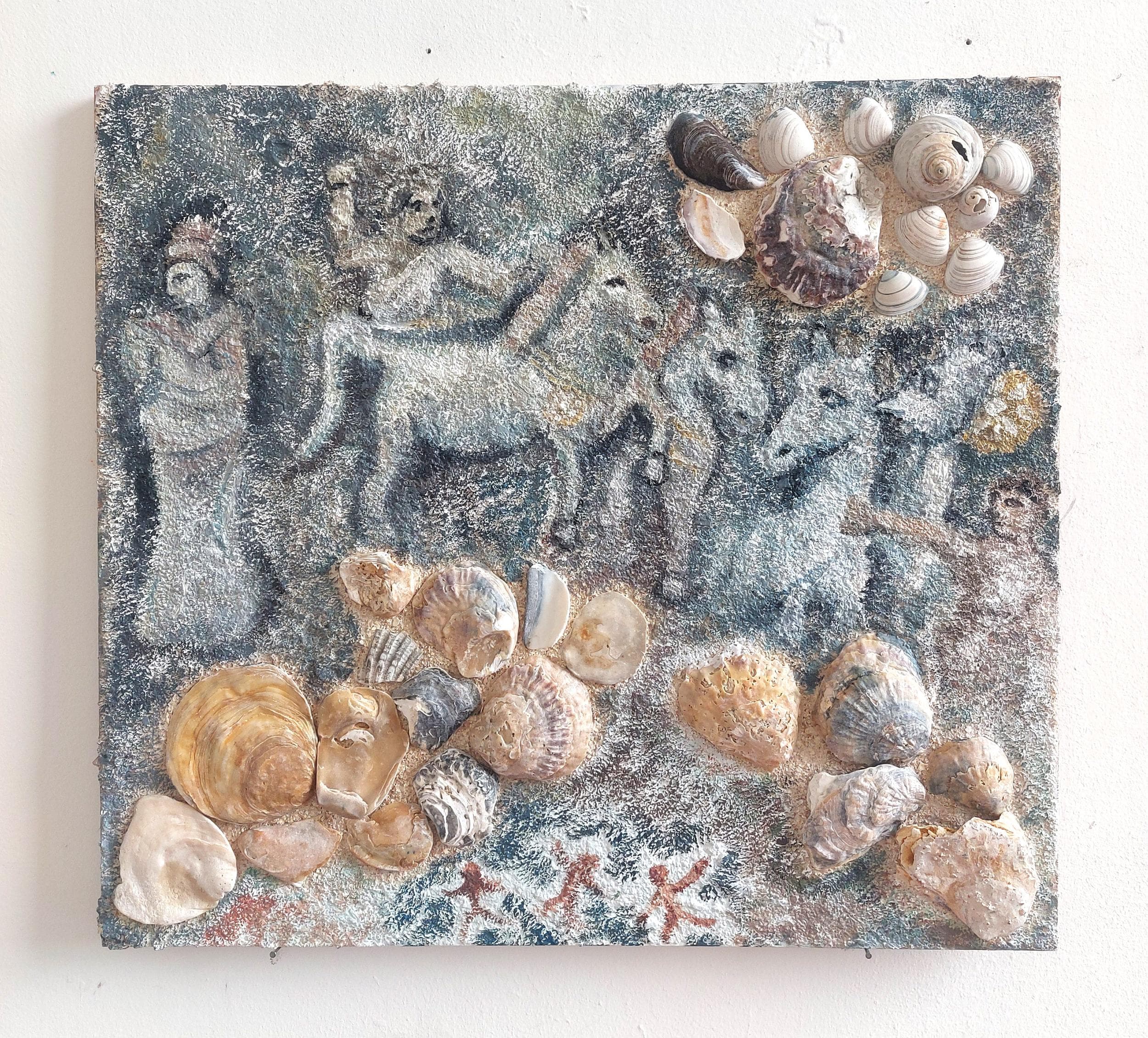 Mixed media painting